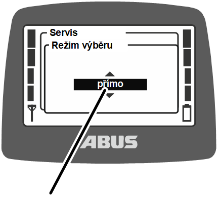 U:\Allgemein\Produkthandbücher\Produkthandbücher Fotos\ABURemote Meisterschalter\Ohne Sender (mit Displaytexten)\trans_de\Wahl-Modus einstellen.png