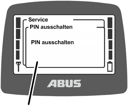 U:\Allgemein\Produkthandbücher\Produkthandbücher Fotos\ABURemote Meisterschalter\Ohne Sender (mit Displaytexten)\trans_de\PIN ausschalten.png