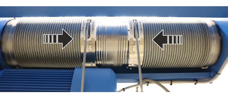 U:\Allgemein\Produkthandbücher\Produkthandbücher Fotos\Seilzug kompakt\Seilzug D\Seilzug D true vertical lift\Seil weiter aufwickeln 3.jpg