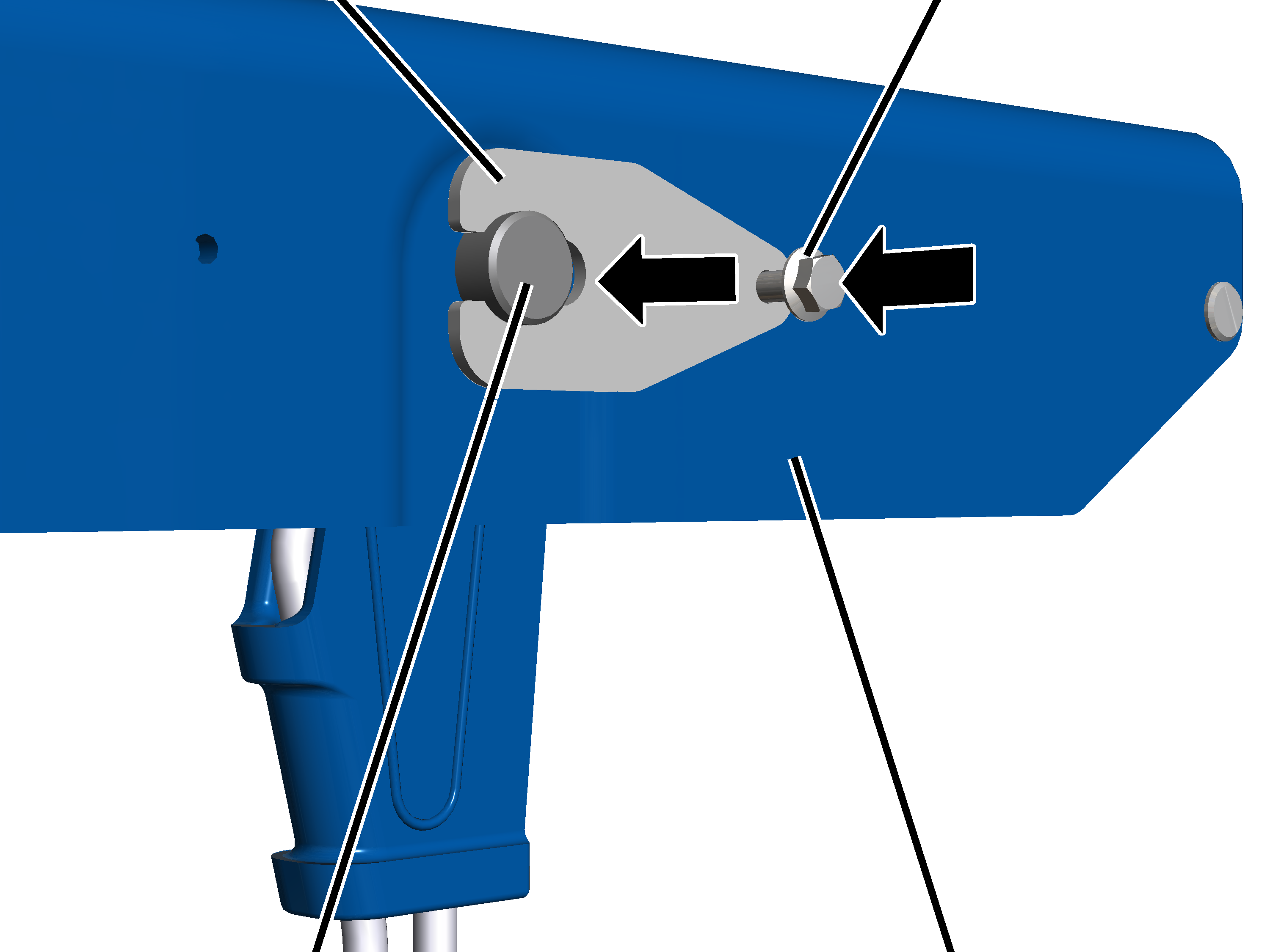 U:\Allgemein\Produkthandbücher\Produkthandbücher Fotos\Seilzug kompakt\Seilzug D\Festpunkttraverse LIS-SV\Halterung Messachse festschrauben.png