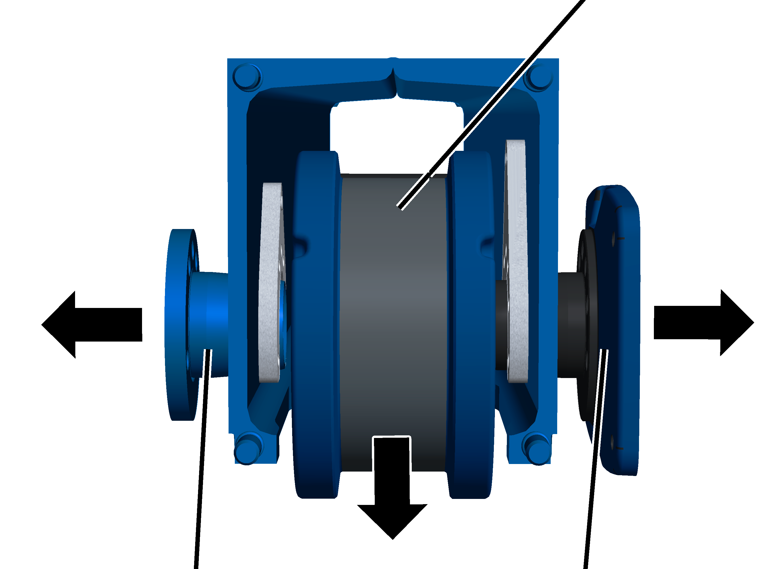 U:\Allgemein\Produkthandbücher\Produkthandbücher Fotos\Seilzug kompakt\Seilzug D\Seilzug D true vertical lift\Zweischienenlaufkatze true vertical lift\Angetriebenes Laufrad raus.png